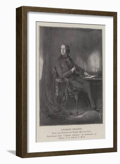 Charles Dickens-Daniel Maclise-Framed Giclee Print