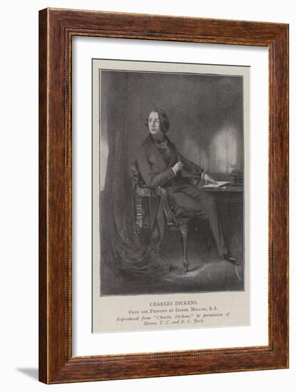 Charles Dickens-Daniel Maclise-Framed Giclee Print