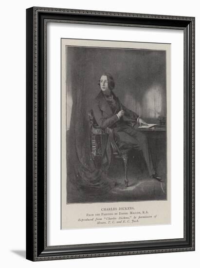 Charles Dickens-Daniel Maclise-Framed Giclee Print