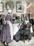 Let Me Think of the Comfortable Family Dinners., 1862, (1923)-Charles Edmund Brock-Framed Giclee Print