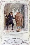 David spared Saul's life-Charles Edmund Brock-Giclee Print