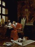 The Cardinal's Leisure-Charles Edouard Delort-Mounted Giclee Print