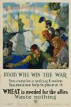 Food Will Win the War Poster-Charles Edward Chambers-Premier Image Canvas