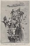 Campaigning in Rhodesia, Thirsty Troopers at a Native Water Pit-Charles Edwin Fripp-Giclee Print