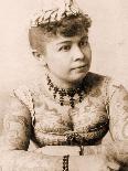 Portrait of Annie Howard the Tattooed Lady, C.1898-Charles Eisenmann-Photographic Print