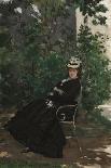 Portrait of Madame Alice Hoschede, C.1872-78 (Oil on Canvas)-Charles Emile Auguste Carolus-Duran-Framed Giclee Print