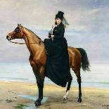 Equestrian Portrait of Mademoiselle Croizette, 1873-Charles Émile Carolus-Duran-Giclee Print