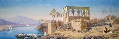 Philae, Egypt, 1863-Charles Emile De Tournemine-Laminated Giclee Print