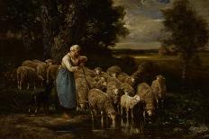 The Missing Flock-Charles Emile Jacque-Giclee Print