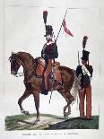Uniforms of the Mounted Chasseur Regiment of the French Royal Guard, 1823-Charles Etienne Pierre Motte-Giclee Print
