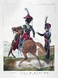 Uniforms of a Regiment of Lancers of the French Royal Guard, 1823-Charles Etienne Pierre Motte-Giclee Print