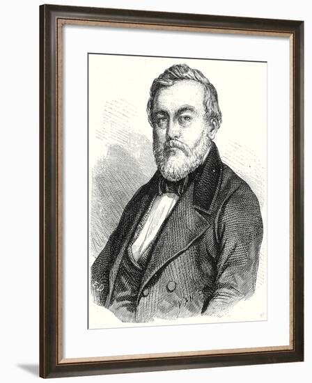 Charles Etzel Creator of the Railways of Wurtemberg-null-Framed Giclee Print