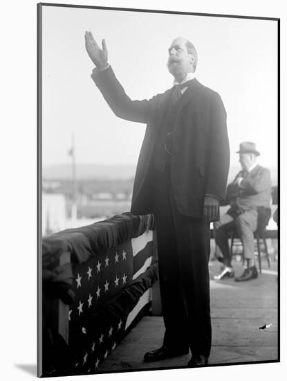 Charles Evans Hughes campaigning in presidential election, 1916-Harris & Ewing-Mounted Photographic Print