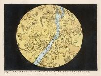 Diagram Showing an Eclipse of Jupiter's Satellites-Charles F. Bunt-Art Print