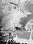 Cuxhaven Raid, 25 December 1914-Charles Fouqueray-Giclee Print