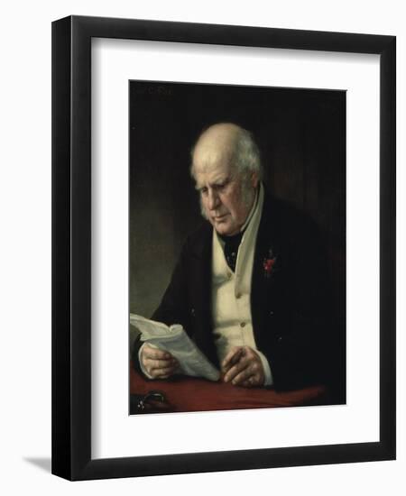 Charles Fox, 1869-George Peter Alexander Healy-Framed Giclee Print