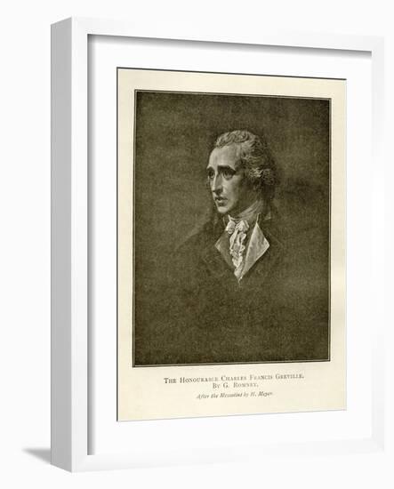 Charles Francis Greville-George Romney-Framed Giclee Print