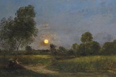 Moonrise, 1887-Charles Francois Daubigny-Framed Giclee Print