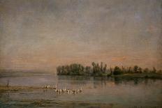 Landscape: Sunset-Charles Francois Daubigny-Giclee Print