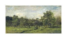 Le marais au soleil couchant (1861)-Charles-François Daubigny-Premier Image Canvas