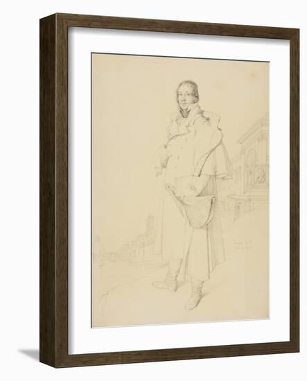 Charles François Mallet, Civil Engineer, 1809-Jean Auguste Dominique Ingres-Framed Giclee Print