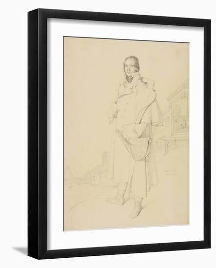 Charles François Mallet, Civil Engineer, 1809-Jean Auguste Dominique Ingres-Framed Giclee Print