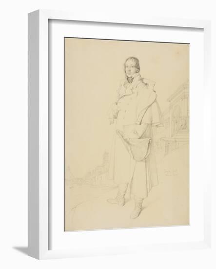 Charles François Mallet, Civil Engineer, 1809-Jean Auguste Dominique Ingres-Framed Giclee Print