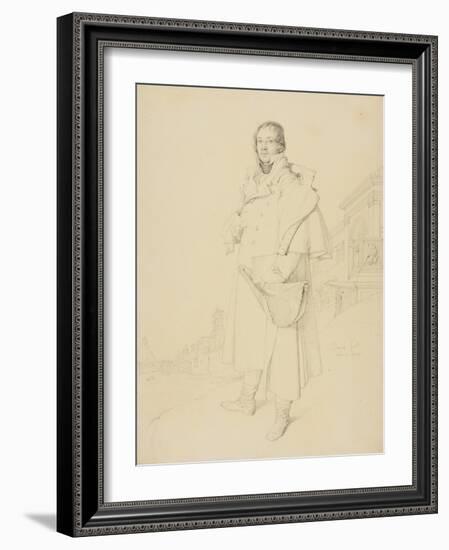 Charles François Mallet, Civil Engineer, 1809-Jean Auguste Dominique Ingres-Framed Giclee Print