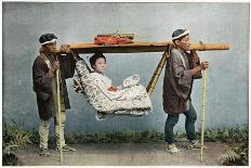 Flower Merchant in Japan, C1890-Charles Gillot-Giclee Print