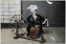 Preparation of a Rice Plantation in Japan, C1890-Charles Gillot-Framed Giclee Print