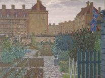 Old Houses, Bath, 1927 (Oil on Canvas)-Charles Ginner-Framed Giclee Print