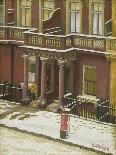 A Corner in Chelsea, 1910 (Oil on Canvas)-Charles Ginner-Giclee Print