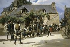 The Game of Boules at Pont-Aven, 1869-Charles Giraud-Giclee Print