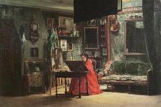Interior of the Office of Alfred Emilien Count of Nieuwerkerke-Charles Giraud-Giclee Print