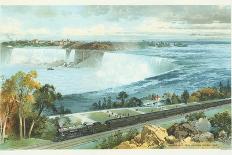 Niagara Falls from Michigan Central Train Poster-Charles Graham-Laminated Giclee Print