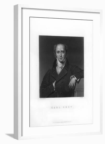 Charles Grey, 2nd Earl Grey, British Whig Statesman and Prime Minister-W Roffe-Framed Giclee Print