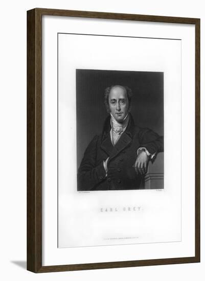 Charles Grey, 2nd Earl Grey, British Whig Statesman and Prime Minister-W Roffe-Framed Giclee Print