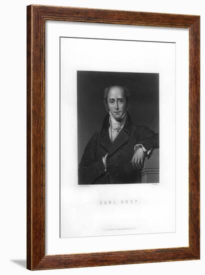 Charles Grey, 2nd Earl Grey, British Whig Statesman and Prime Minister-W Roffe-Framed Giclee Print