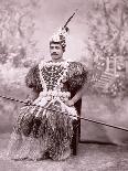 Tahitian Dancer, Tahiti, Late 1800s-Charles Gustave Spitz-Photographic Print