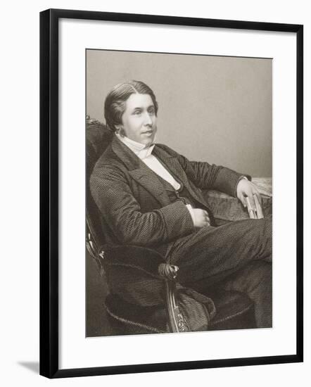 Charles Haddon Spurgeon (1834-92) Engraved by D.J. Pound from a Photograph, from 'The…-John Jabez Edwin Paisley Mayall-Framed Giclee Print