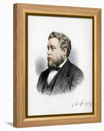 Charles Haddon Spurgeon, British Baptist Preacher, C1890-Petter & Galpin Cassell-Framed Premier Image Canvas