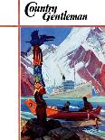 "Ski Break," Country Gentleman Cover, January 1, 1939-Charles Hargens-Giclee Print