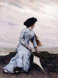 Looking Out to Sea-Charles Hermans-Framed Giclee Print