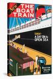 New Boat Train, Sunday on The Open Sea-Charles Holmes W^-Stretched Canvas