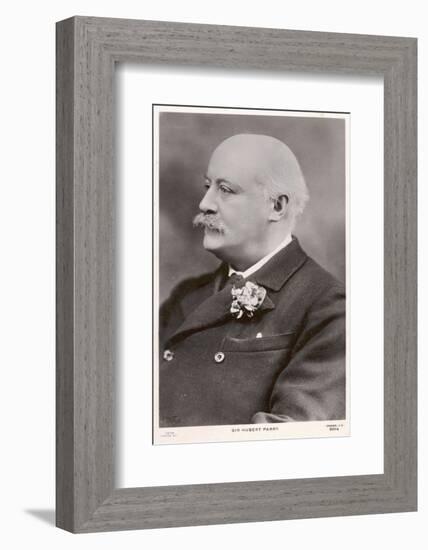 Charles Hubert Parry, English Composer-null-Framed Photographic Print