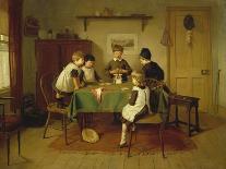 Horspital for Woonded Solgers Come Home from Egipt (Sic), 1886 (Oil on Canvas)-Charles Hunt-Framed Giclee Print