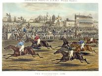 The Royal Birthday Stakes, Worcester, March 14th 1856: Grand Stand-Charles Hunt-Giclee Print