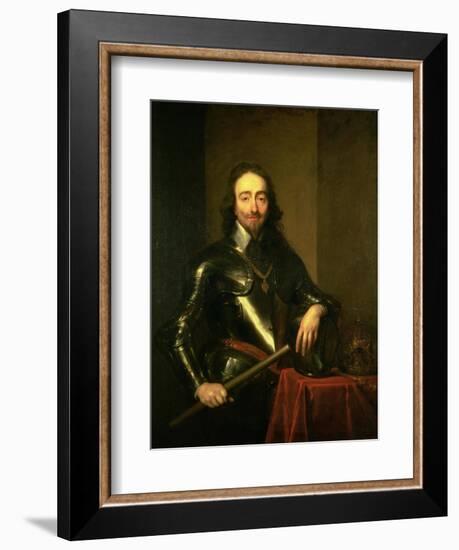 Charles I (1600-49)-Sir Anthony Van Dyck-Framed Giclee Print