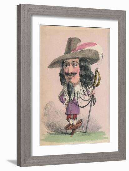 'Charles I', 1856-Alfred Crowquill-Framed Giclee Print