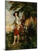 Charles I, King of England During a Hunting Party-Sir Anthony Van Dyck-Mounted Giclee Print